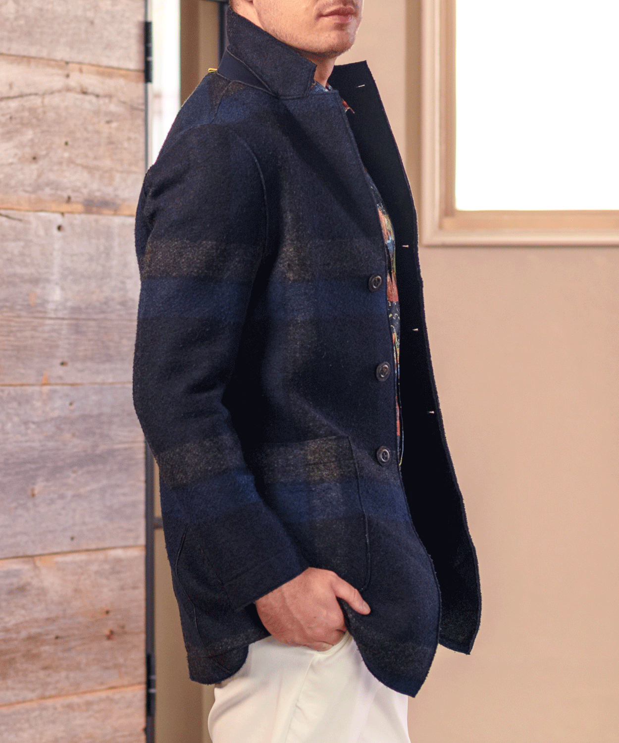 【MORESALE/30%OFF】 VUMPS RED MAPEL ビッグチェックコート
