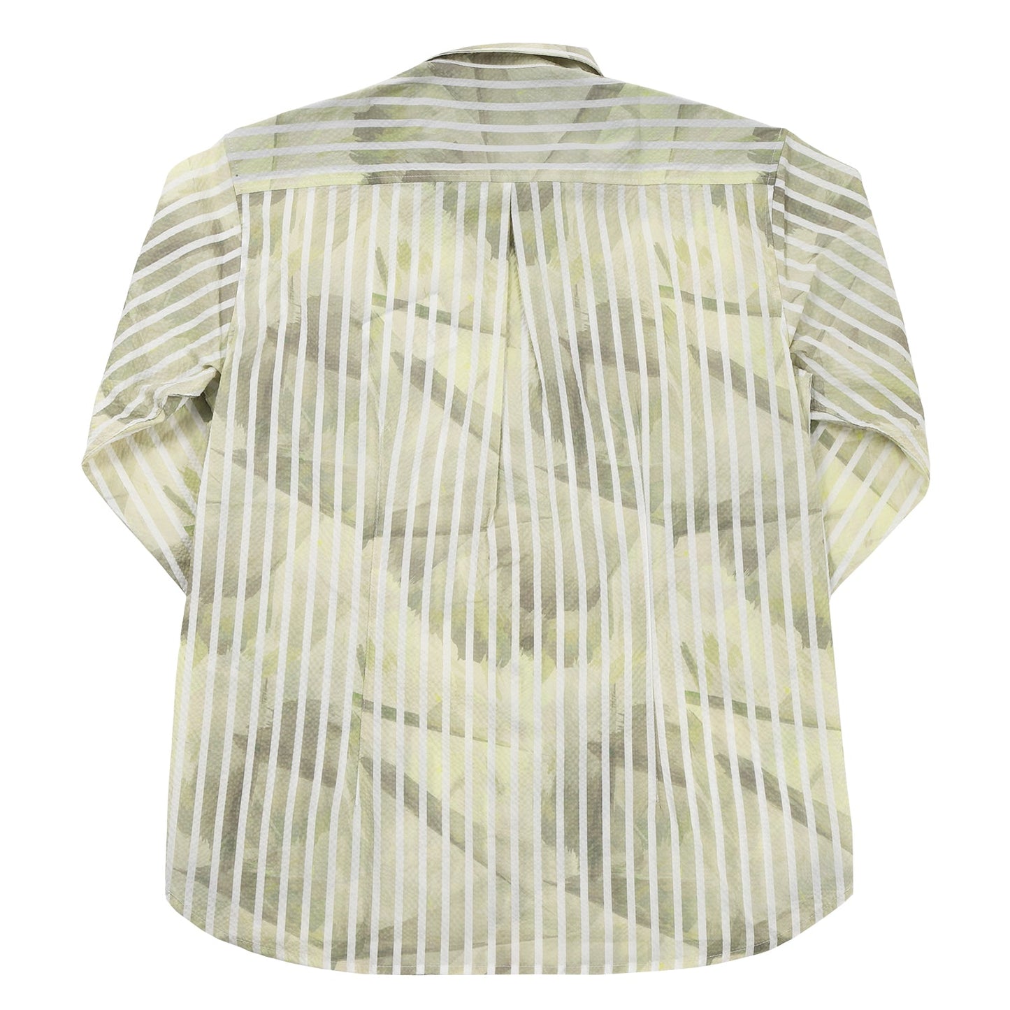 【SALE/20%OFF】SOLOTEX ストライププリント七分袖シャツ