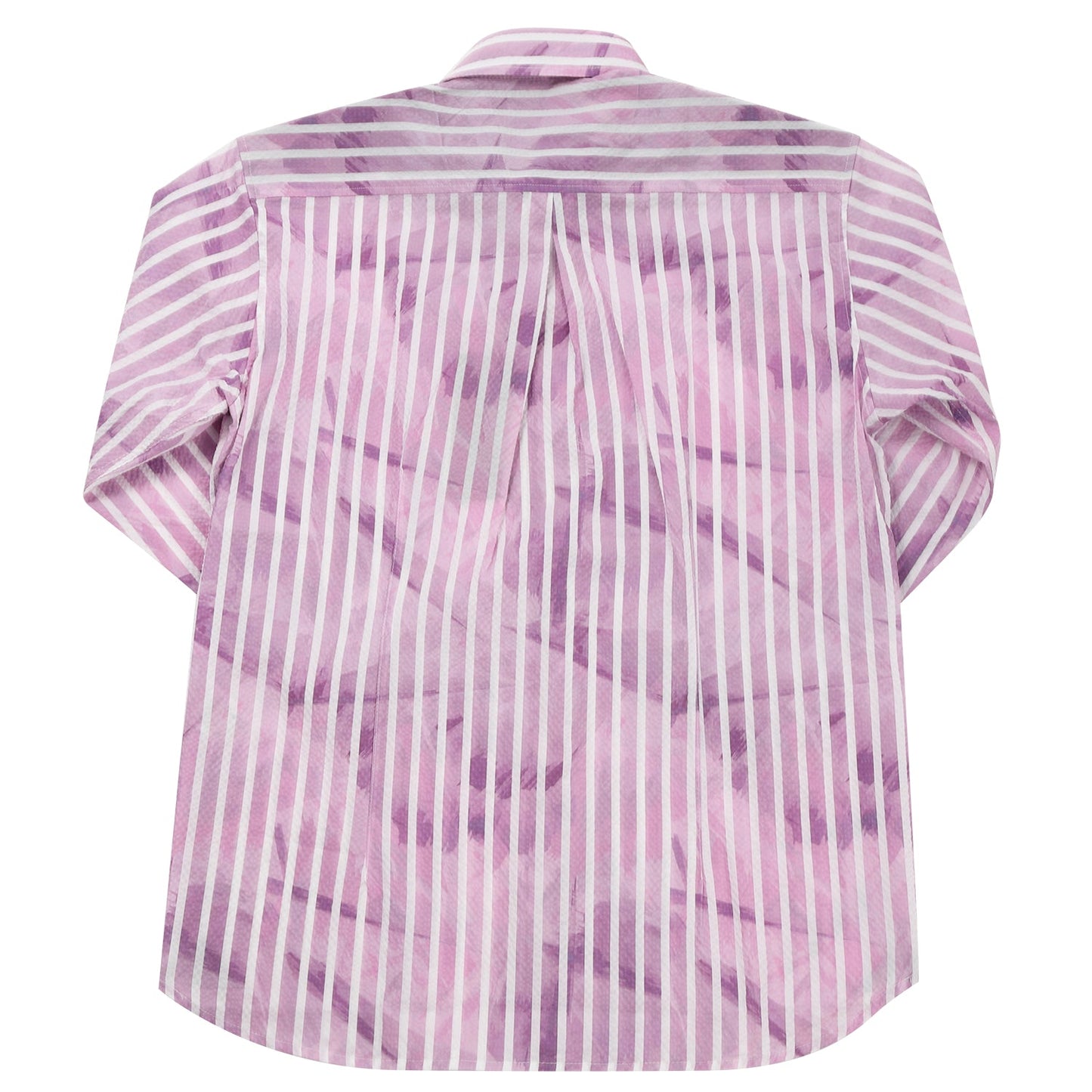 【SALE/20%OFF】SOLOTEX ストライププリント七分袖シャツ