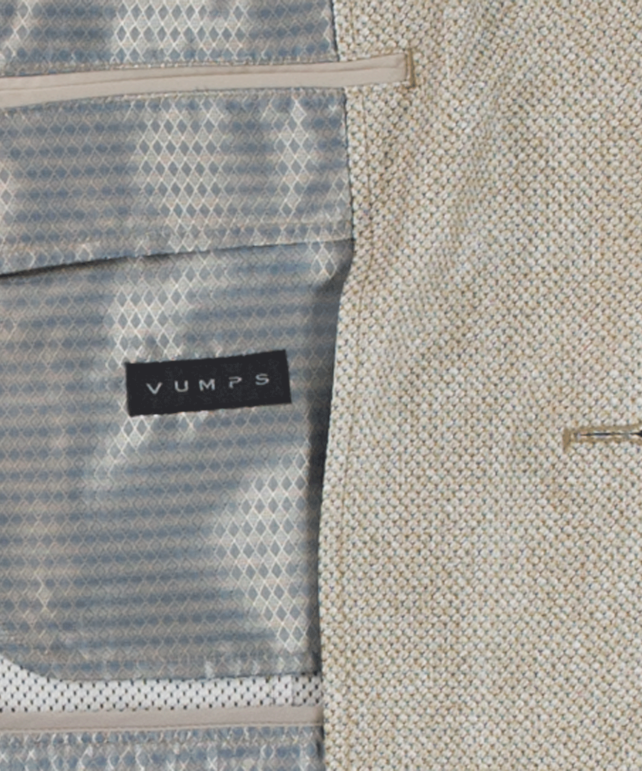 【MORESALE/50%OFF】ハニカムツイル プリントジャケット #VUMPS traveller