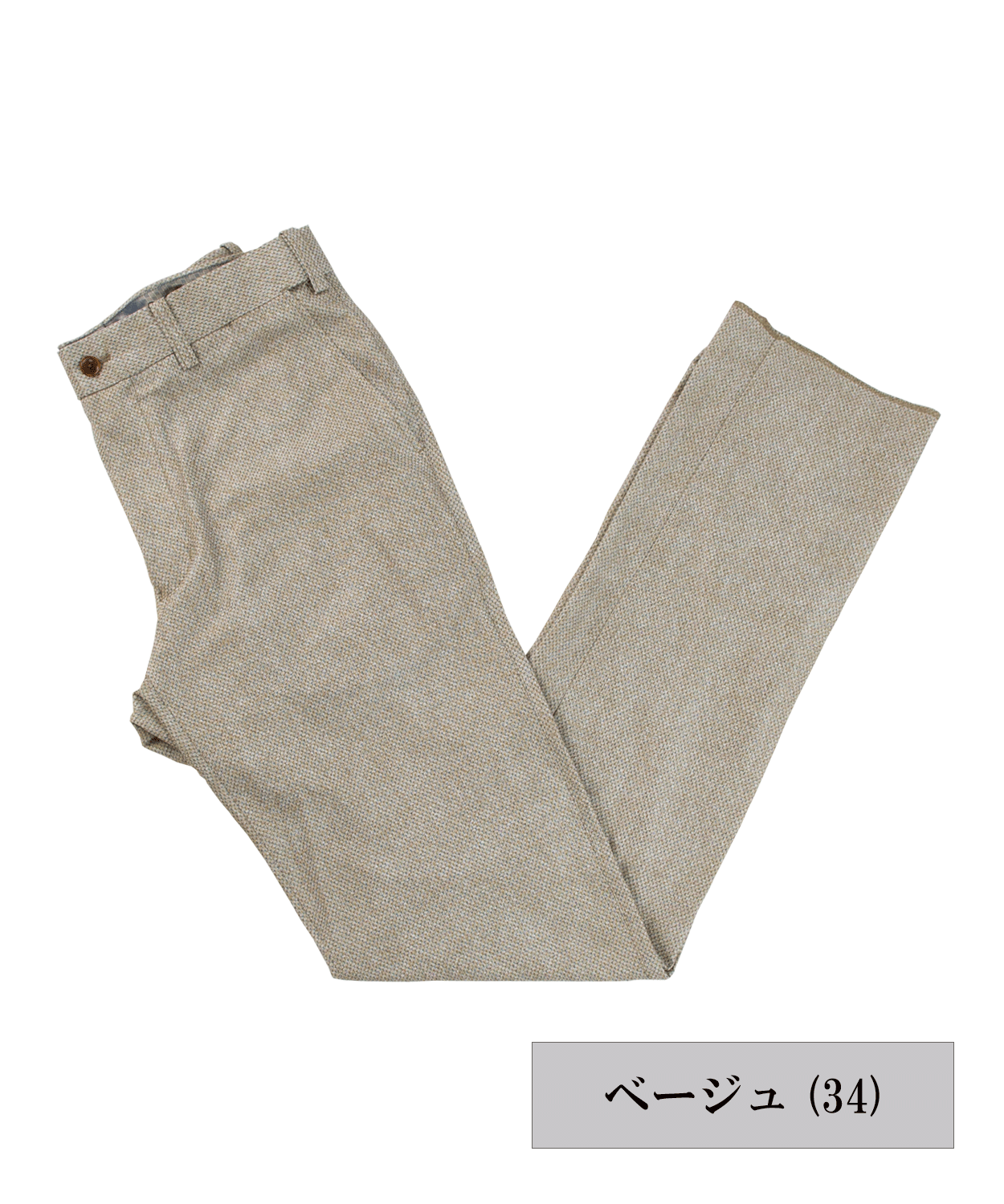 ハニカムツイル プリントパンツ #VUMPS traveller