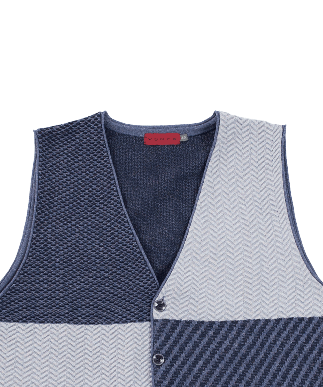 【SALE/30%OFF】VUMPS RED 14Gニット アシンメトリーベスト
