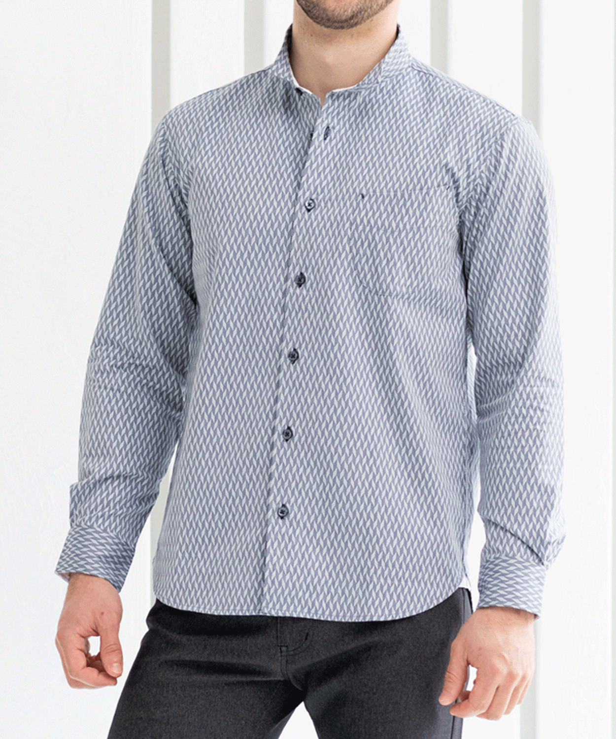 【MORESALE/50%OFF】ドビージャカード ウイングカラーシャツ