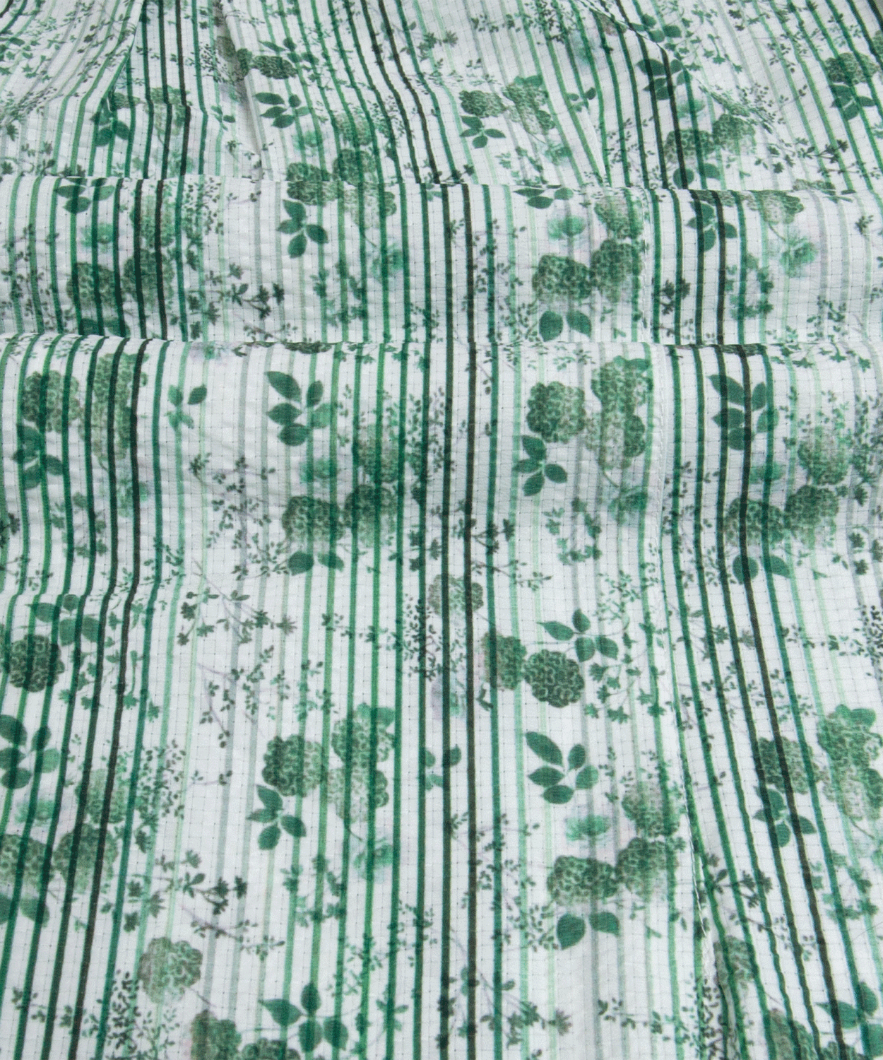 【MORESALE/50%OFF】サッカーフラワープリント 七分袖シャツ
