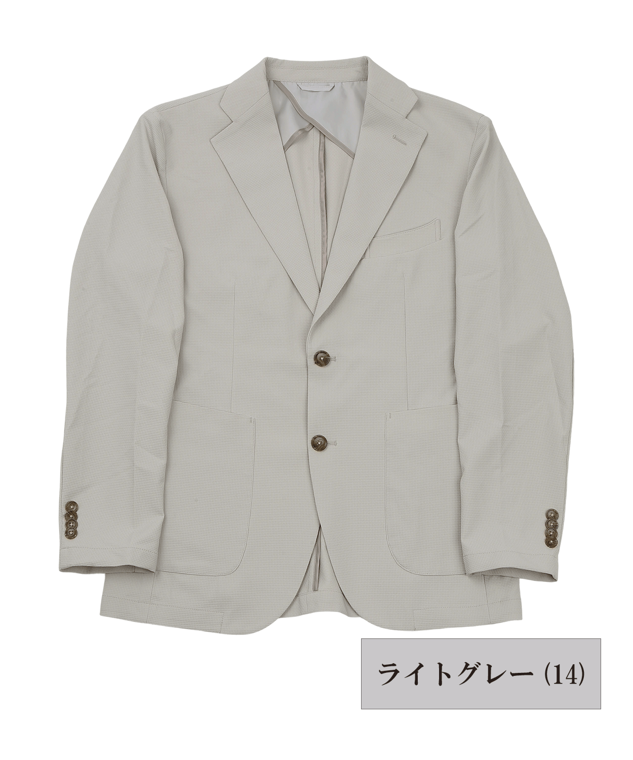 【MORESALE/50%OFF】ストレッチ 格子ジャカード ジャケット