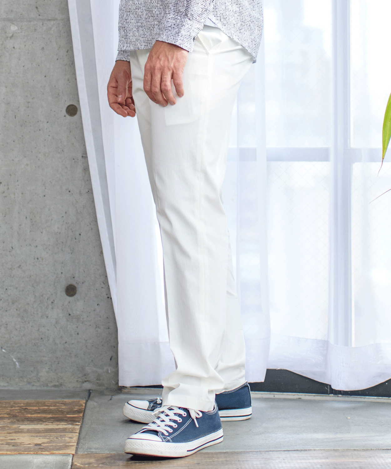 【SALE/20%OFF】マイクロコード ストレッチパンツ