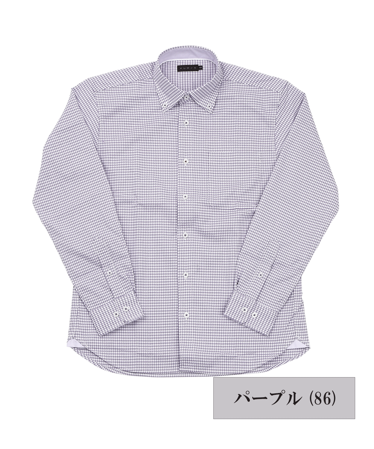 ストレッチ 千鳥格子 BDシャツ