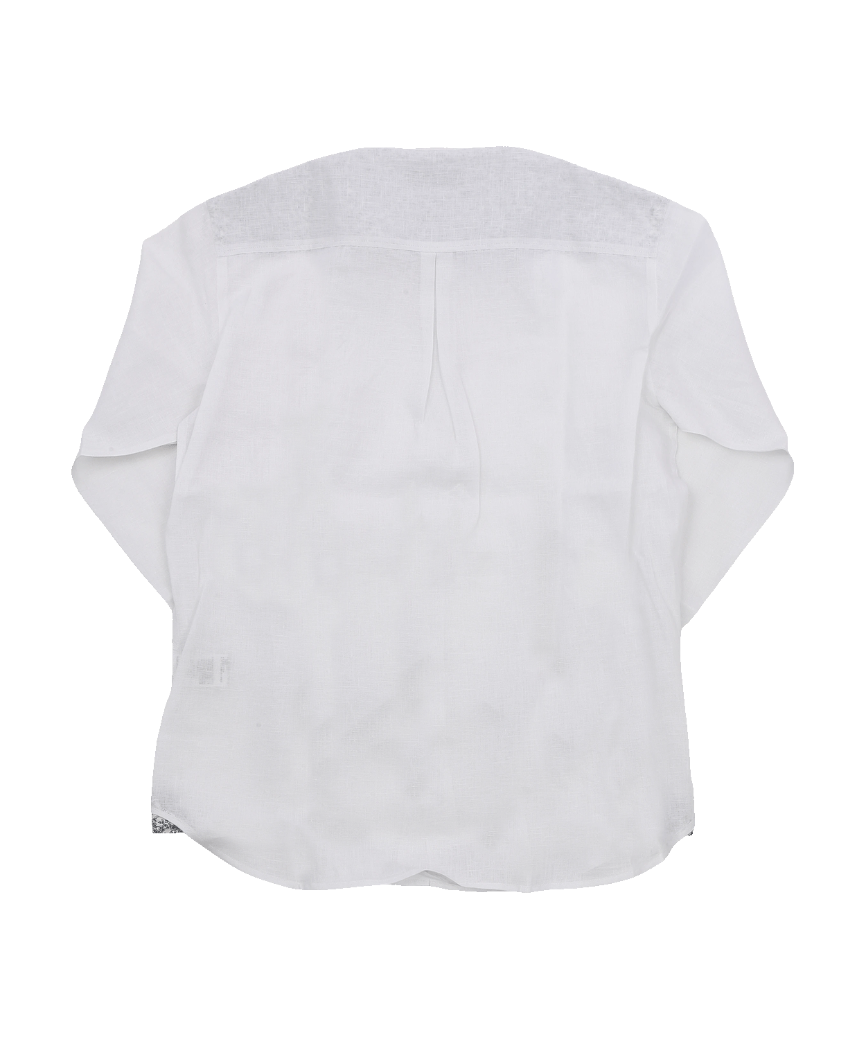 【SALE/20%OFF】デラベ染め リネン無地スタンドカラーシャツ