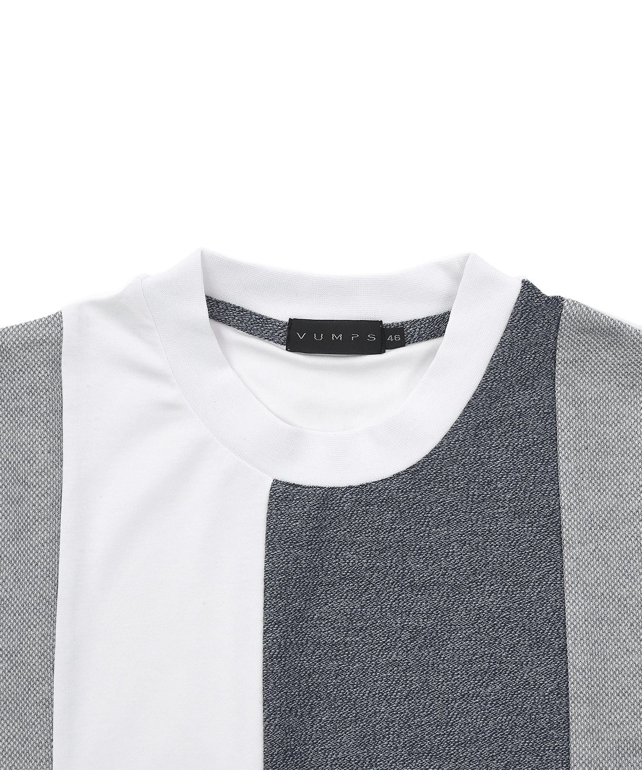 スムース 異素材切替 ロングTシャツ