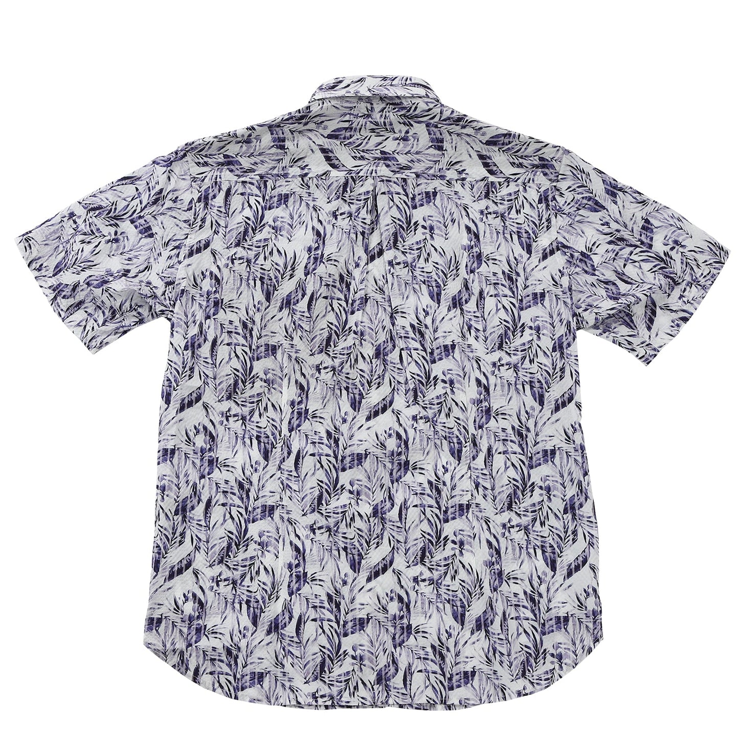 【SALE/30%OFF】SOLOTEX ボタニカルプリントサッカーシャツ