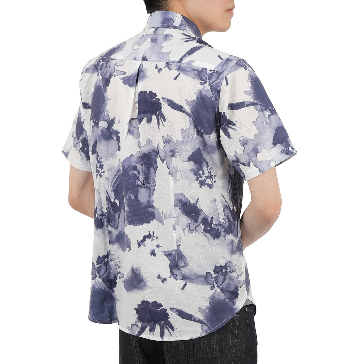 【SALE/20%OFF】SOLOTEX タイダイプリントサッカーシャツ