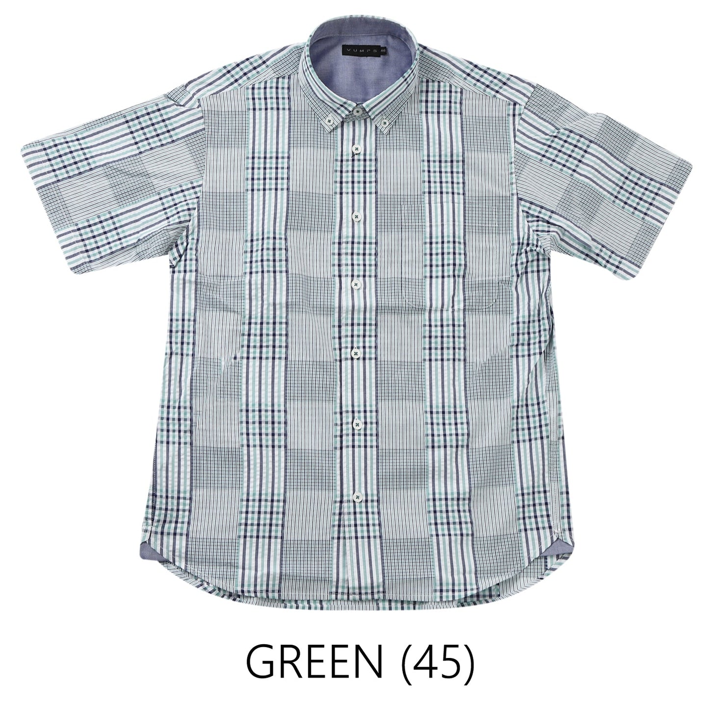 【SALE/30%OFF】マルチチェック コットンシアサッカーシャツ