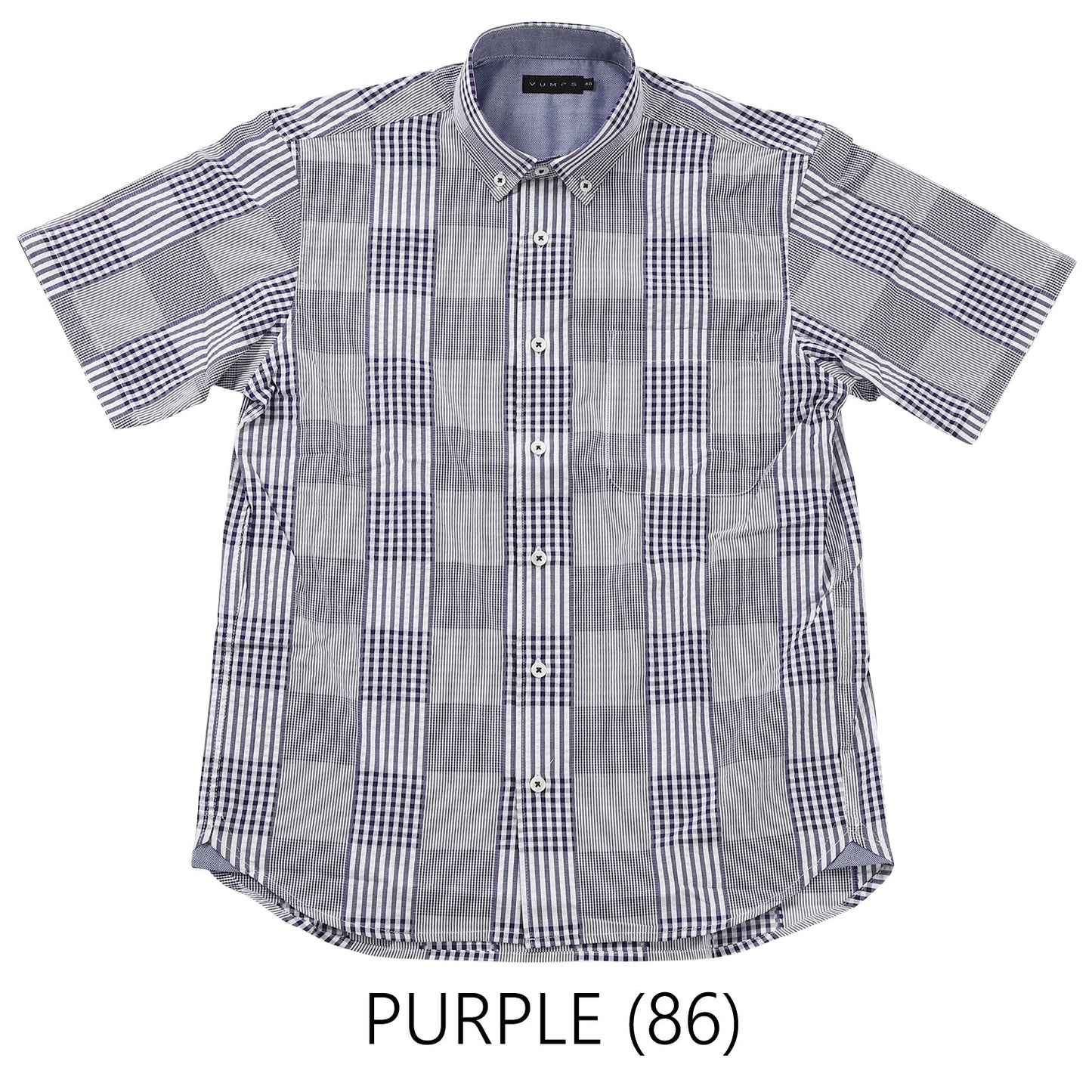 【SALE/30%OFF】マルチチェック コットンシアサッカーシャツ
