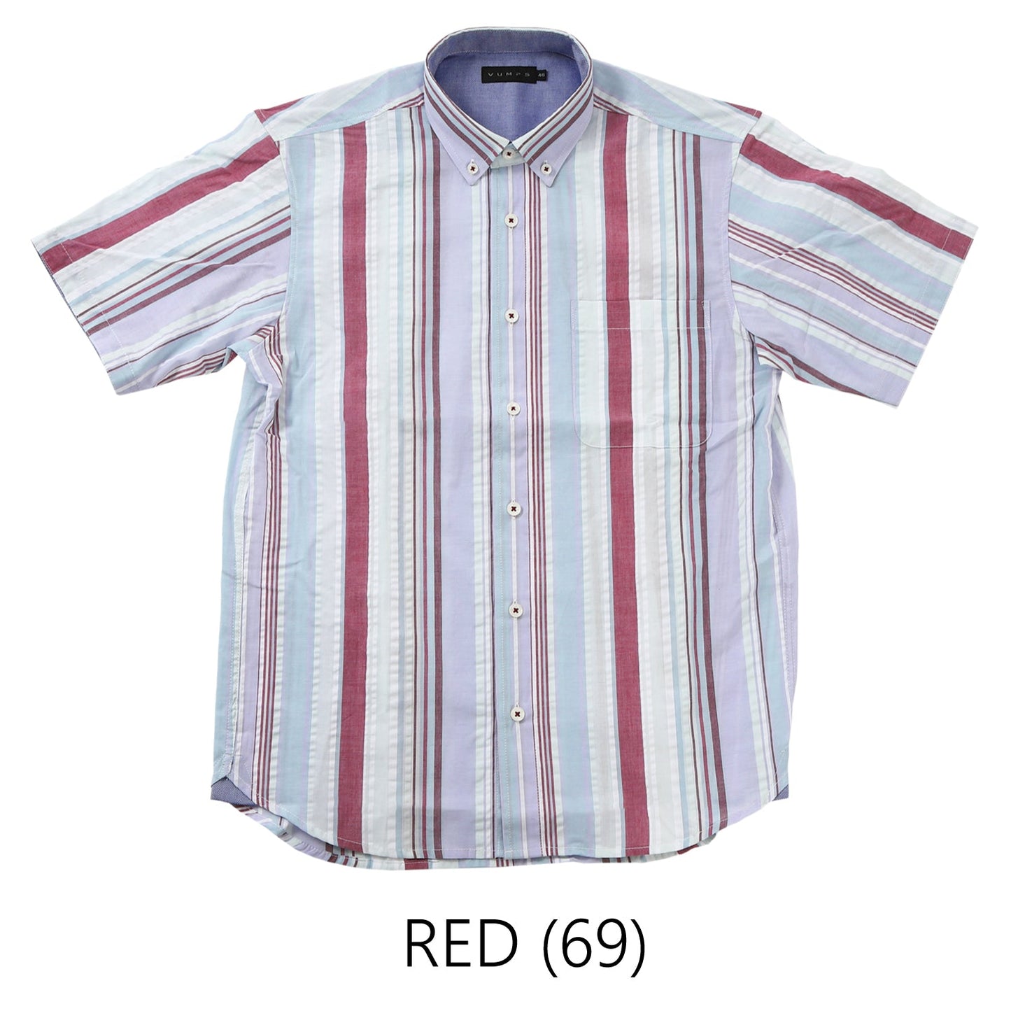 【SALE/30%OFF】マルチストライプ コットンシアサッカーシャツ