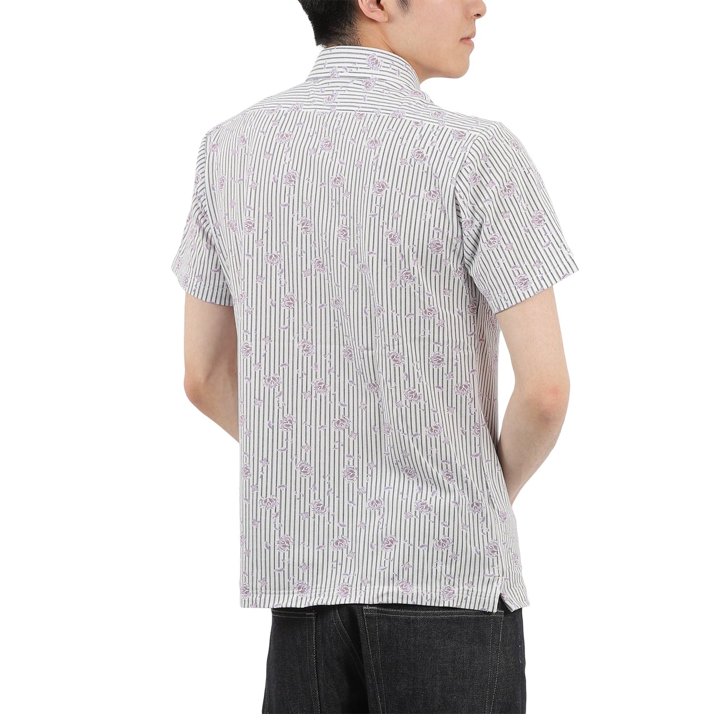 【SALE/30%OFF】COOLMAX カノコフラワープリント 半袖ポロシャツ