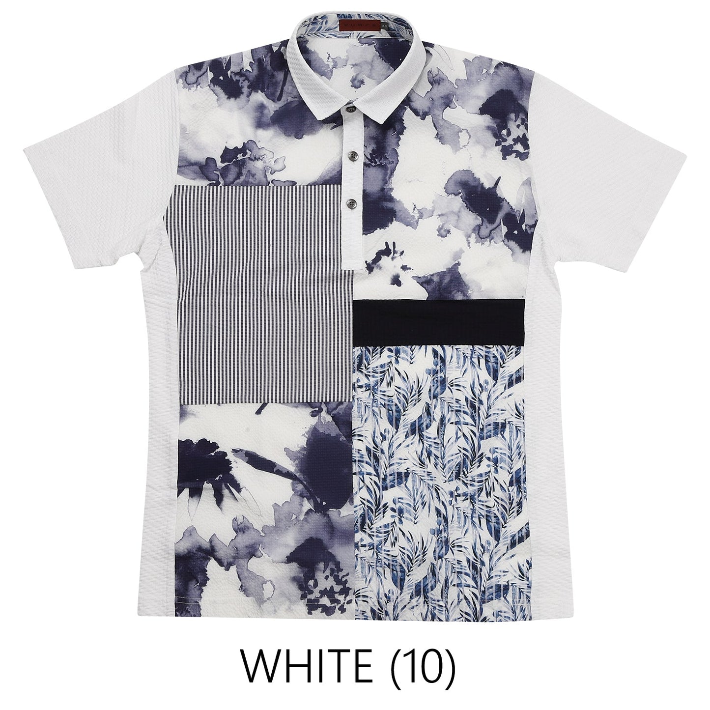 【SALE/20%OFF】リンクスパッチワーク 半袖ポロシャツ