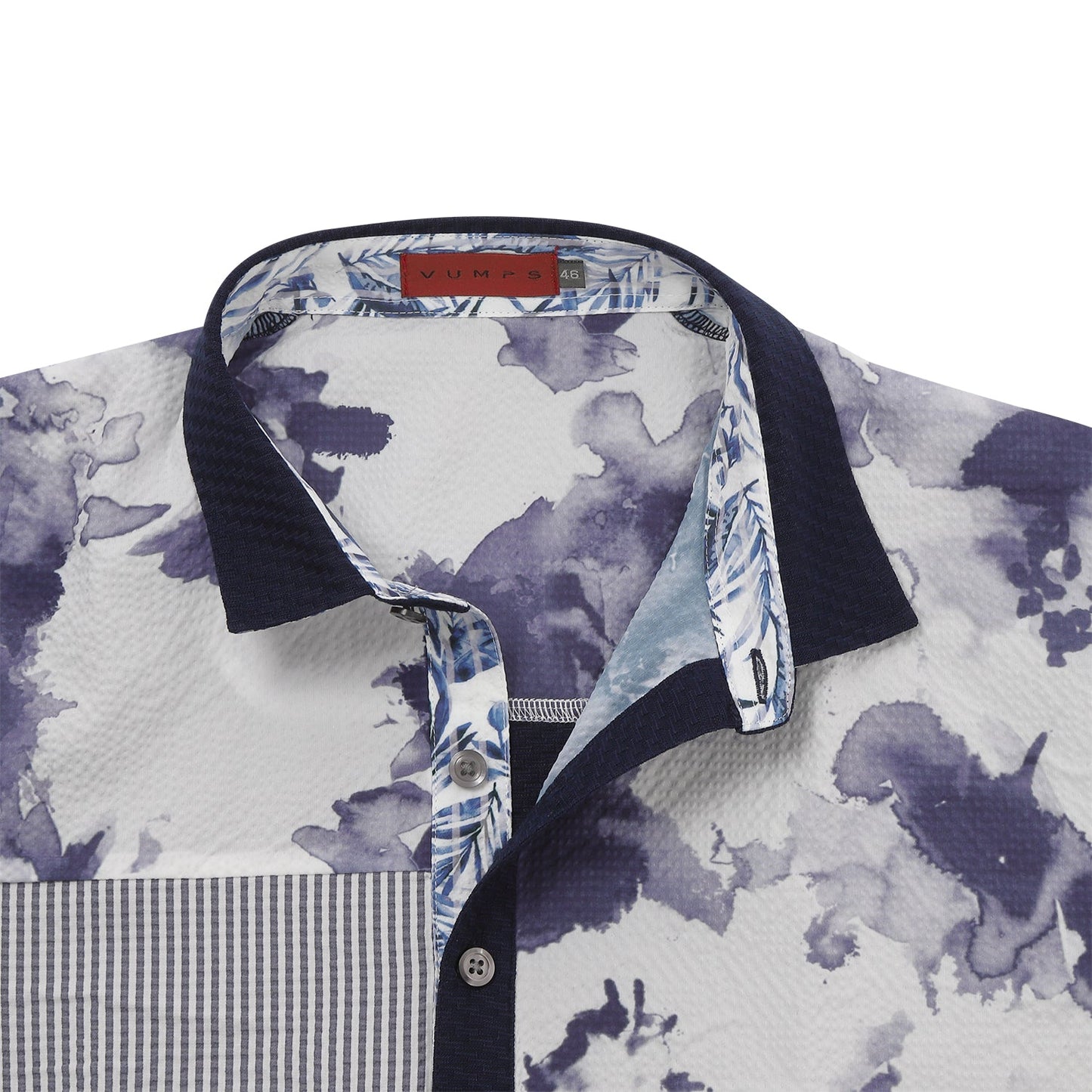 【SALE/20%OFF】リンクスパッチワーク 半袖ポロシャツ