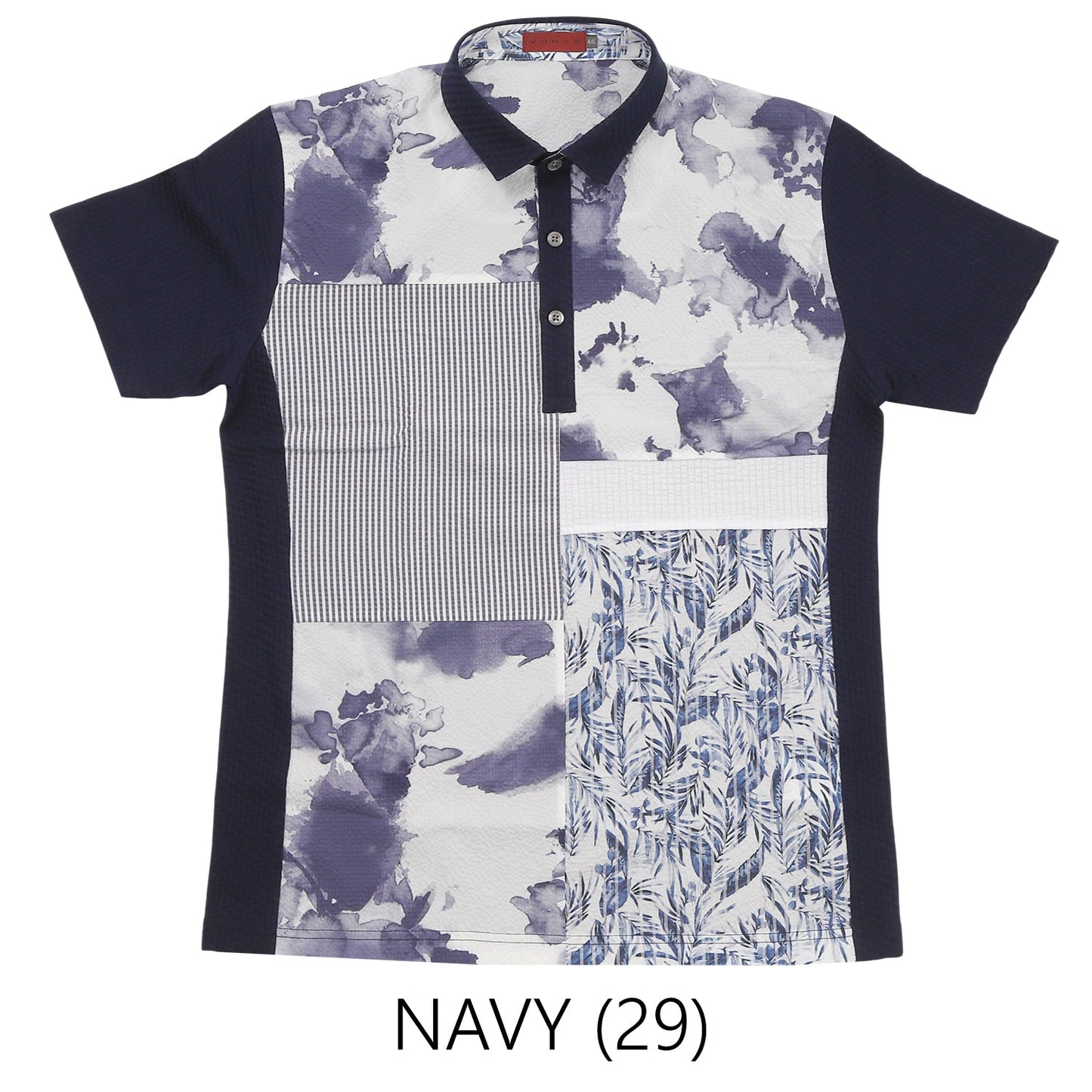 【SALE/20%OFF】リンクスパッチワーク 半袖ポロシャツ