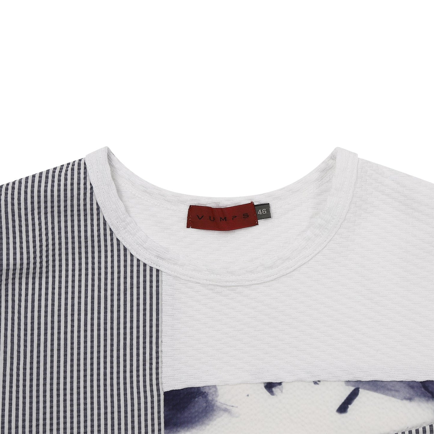 【SALE/20%OFF】リンクスパッチワーク 半袖Tシャツ