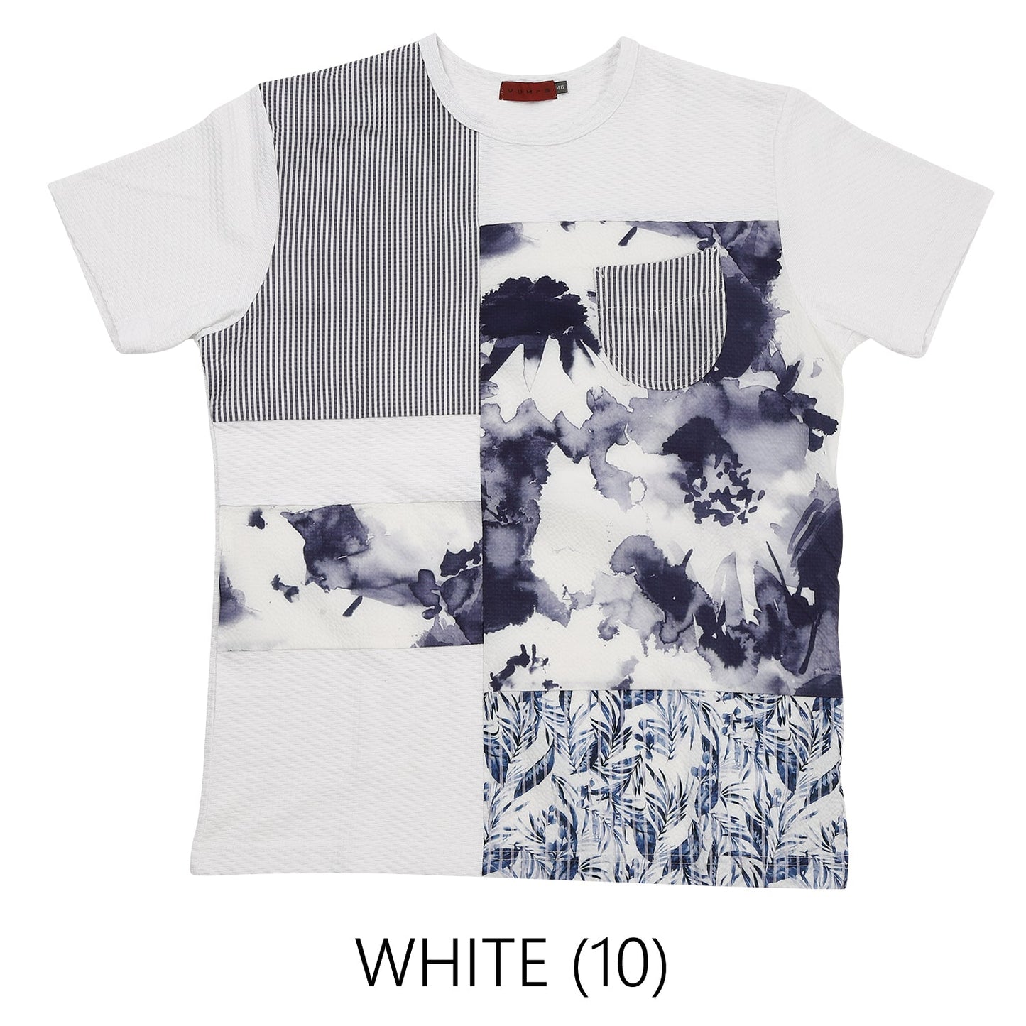 【SALE/20%OFF】リンクスパッチワーク 半袖Tシャツ