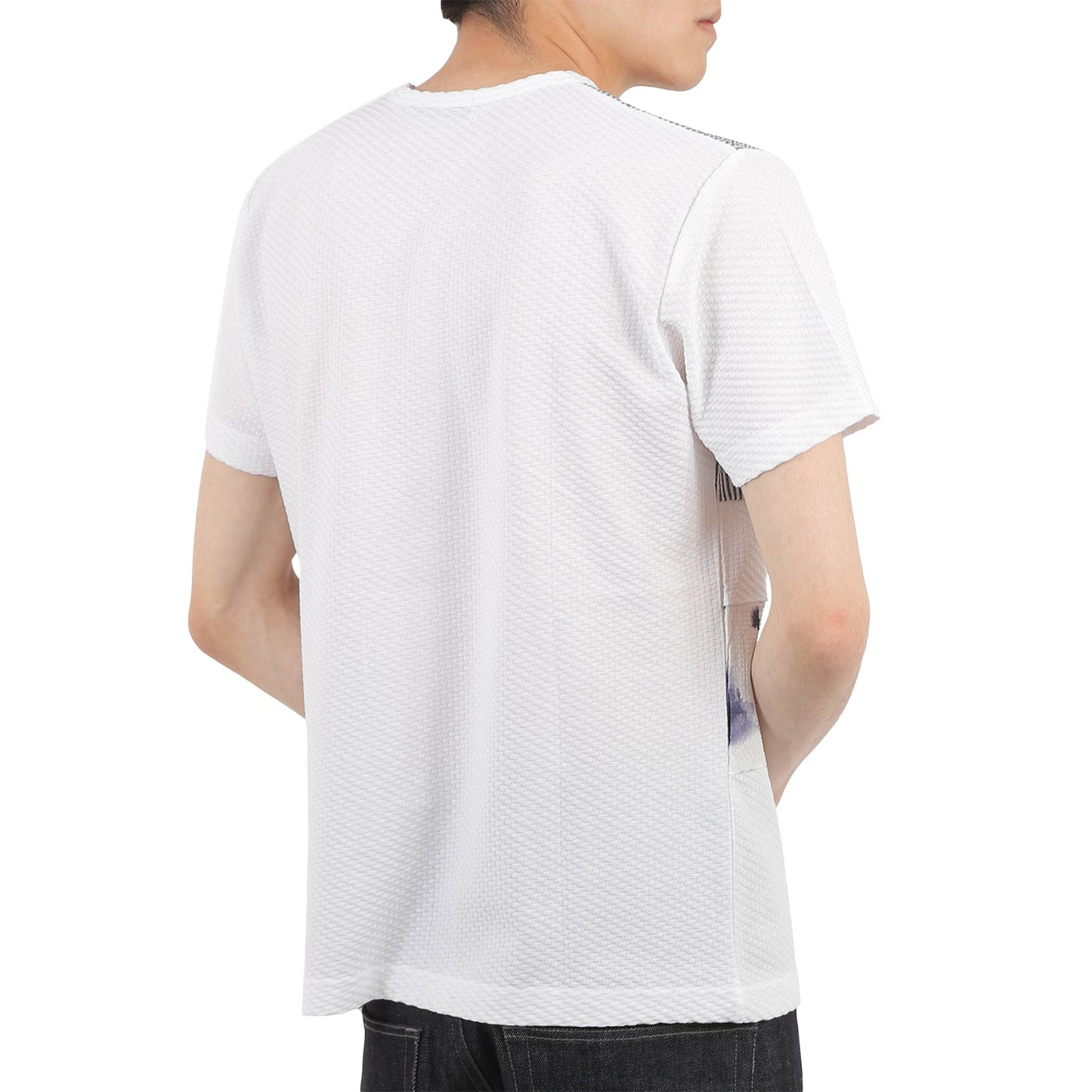 【SALE/20%OFF】リンクスパッチワーク 半袖Tシャツ