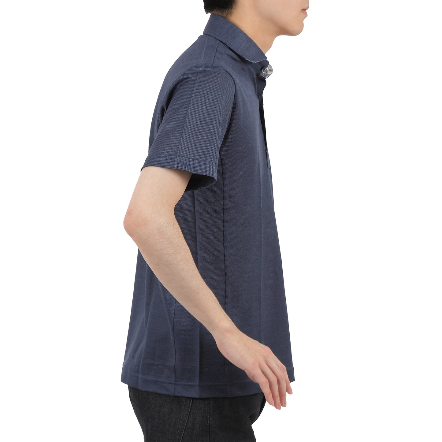 【SALE/30%OFF】麻混COOLMAX カノコシルケット 半袖ポロシャツ