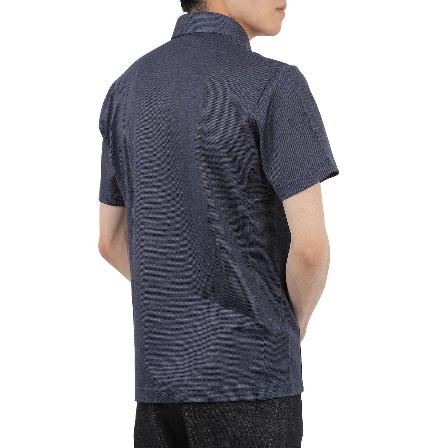 【SALE/30%OFF】麻混COOLMAX カノコシルケット 半袖ポロシャツ
