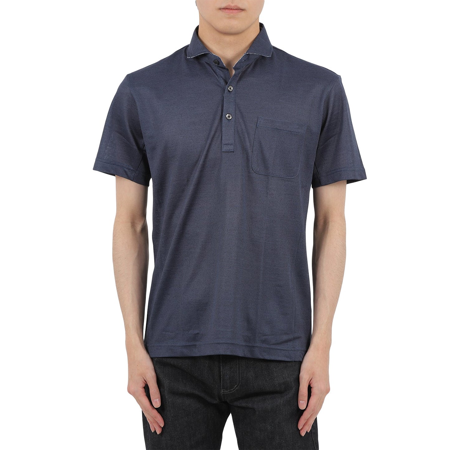 【SALE/30%OFF】麻混COOLMAX カノコシルケット 半袖ポロシャツ