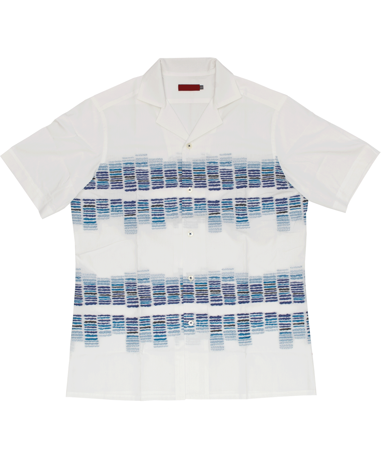 【SALE/50%OFF】VUMPS RED カットジャカード セミワイドカラー 半袖シャツ