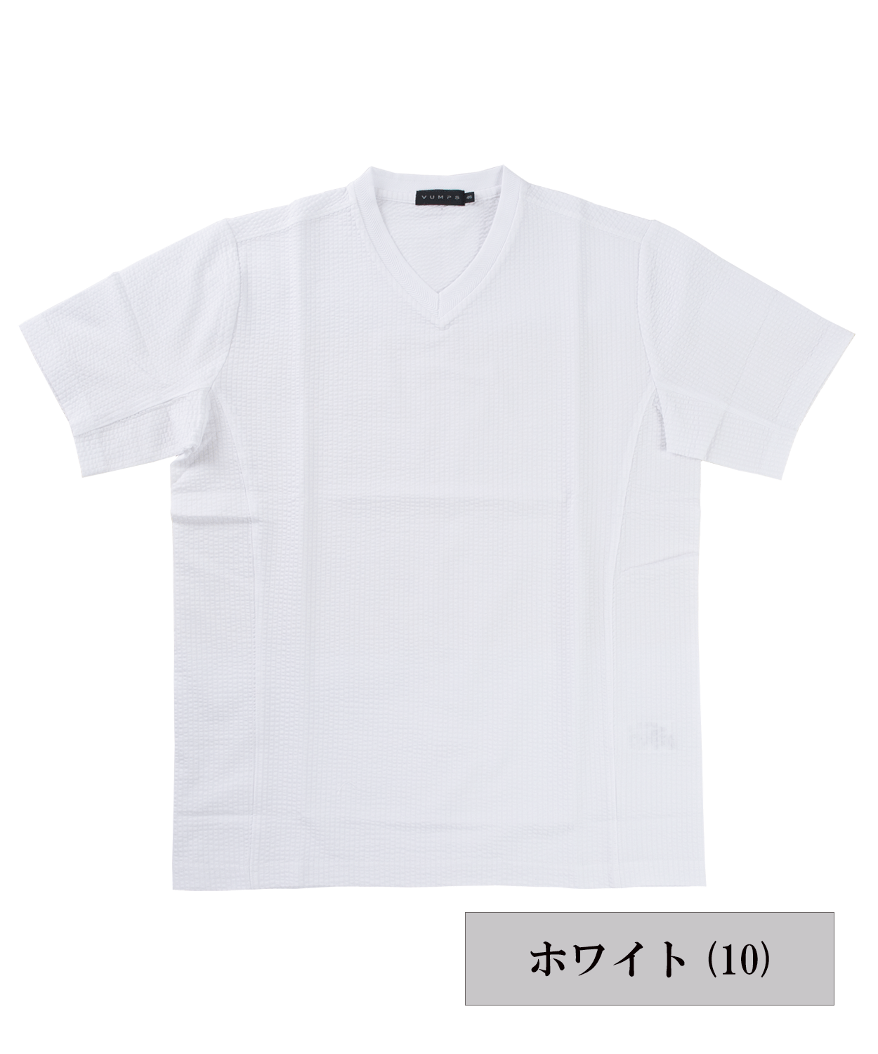【SALE/20%OFF】ニットサッカー VネックTシャツ