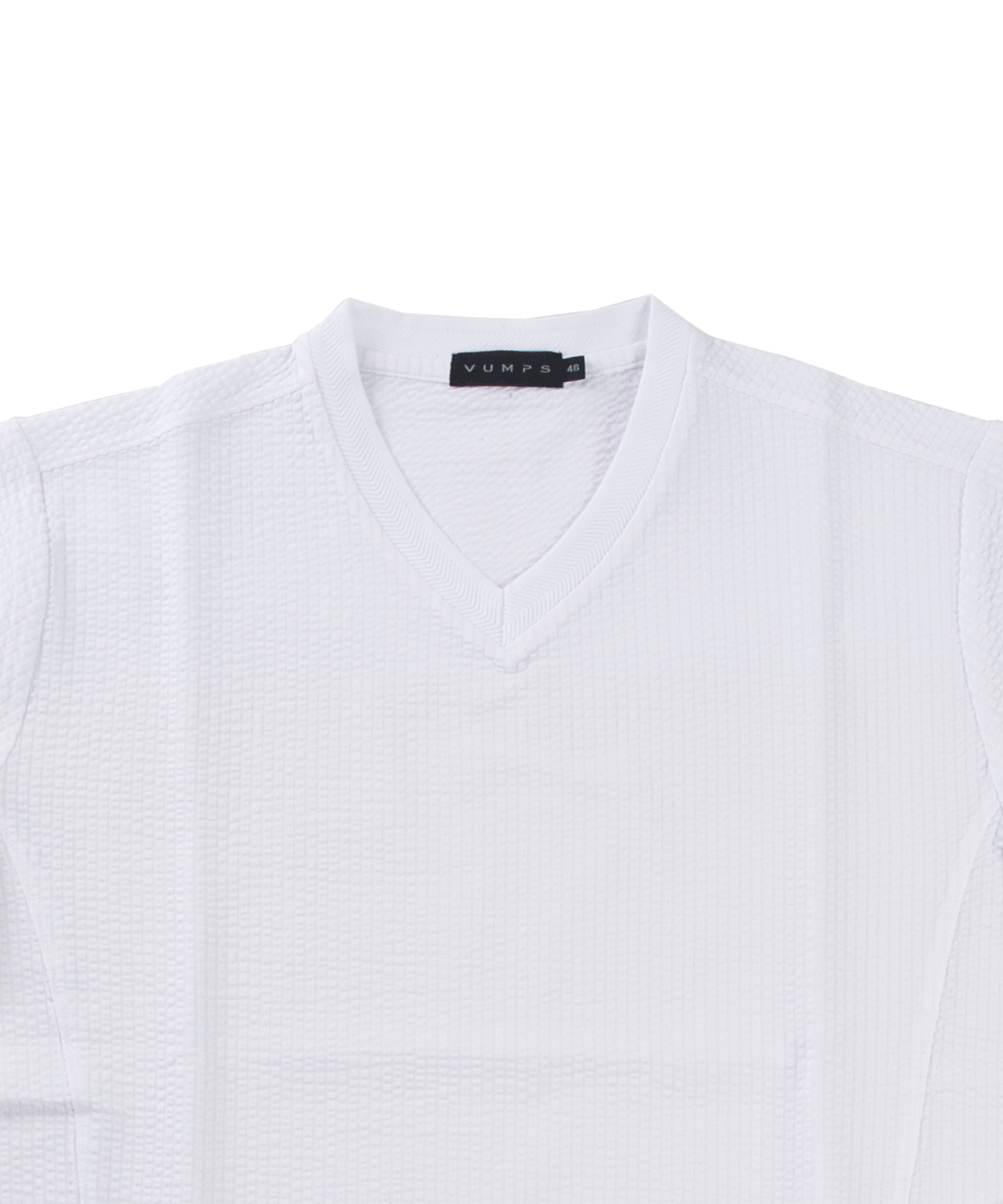 【SALE/20%OFF】ニットサッカー VネックTシャツ