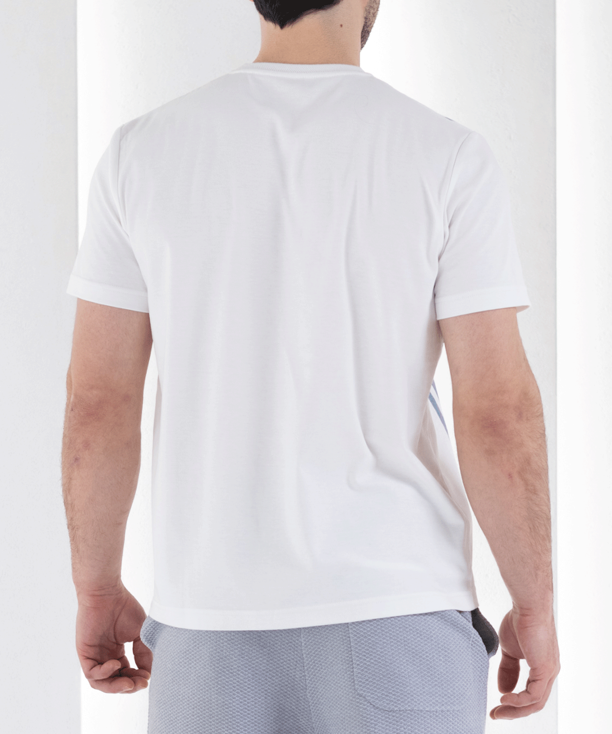 【SALE/20%OFF】スムース チェックプリント Tシャツ