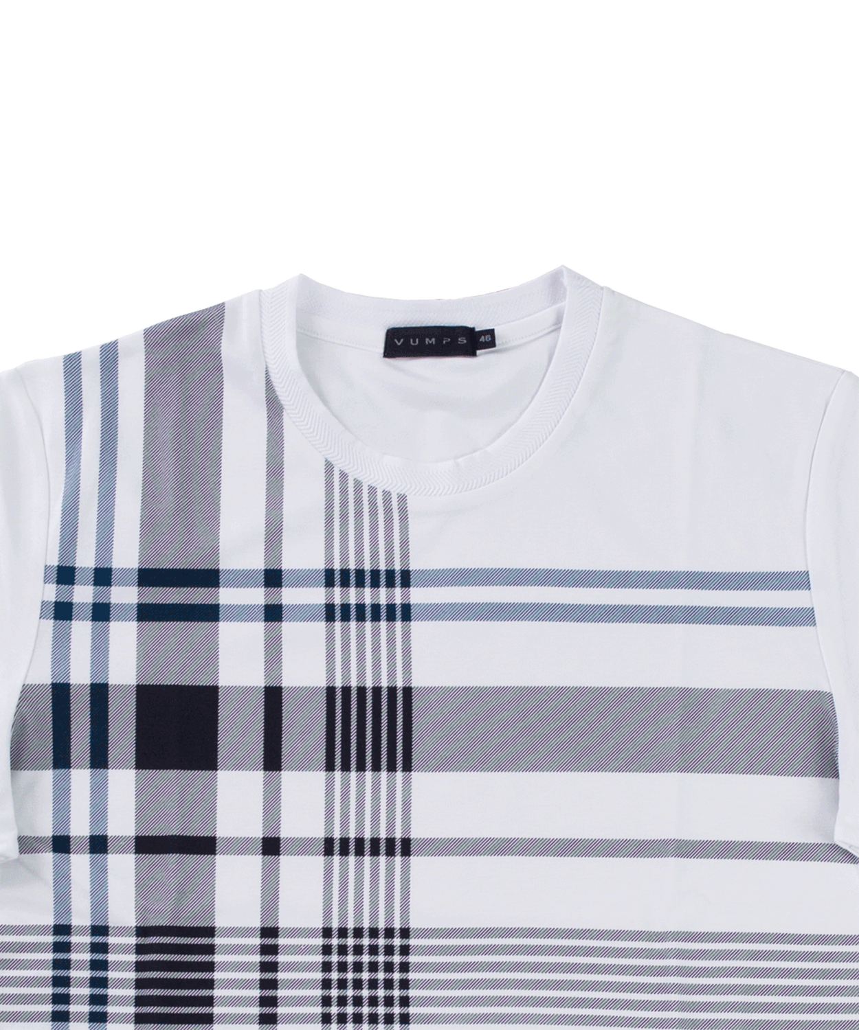 【SALE/20%OFF】スムース チェックプリント Tシャツ