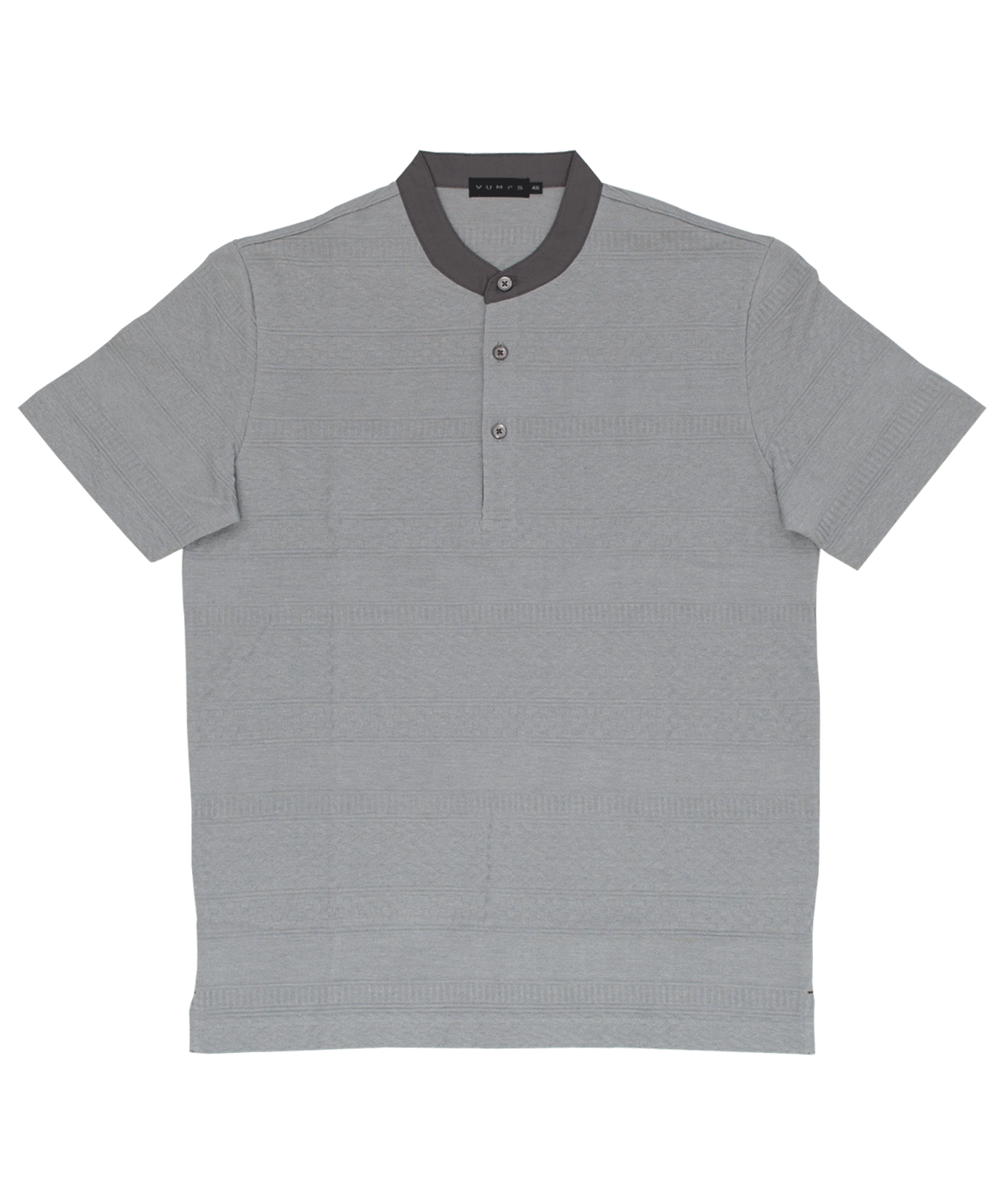 【SALE/50%OFF】サイロ杢 リンクスジャカード ヘンリーネックTシャツ