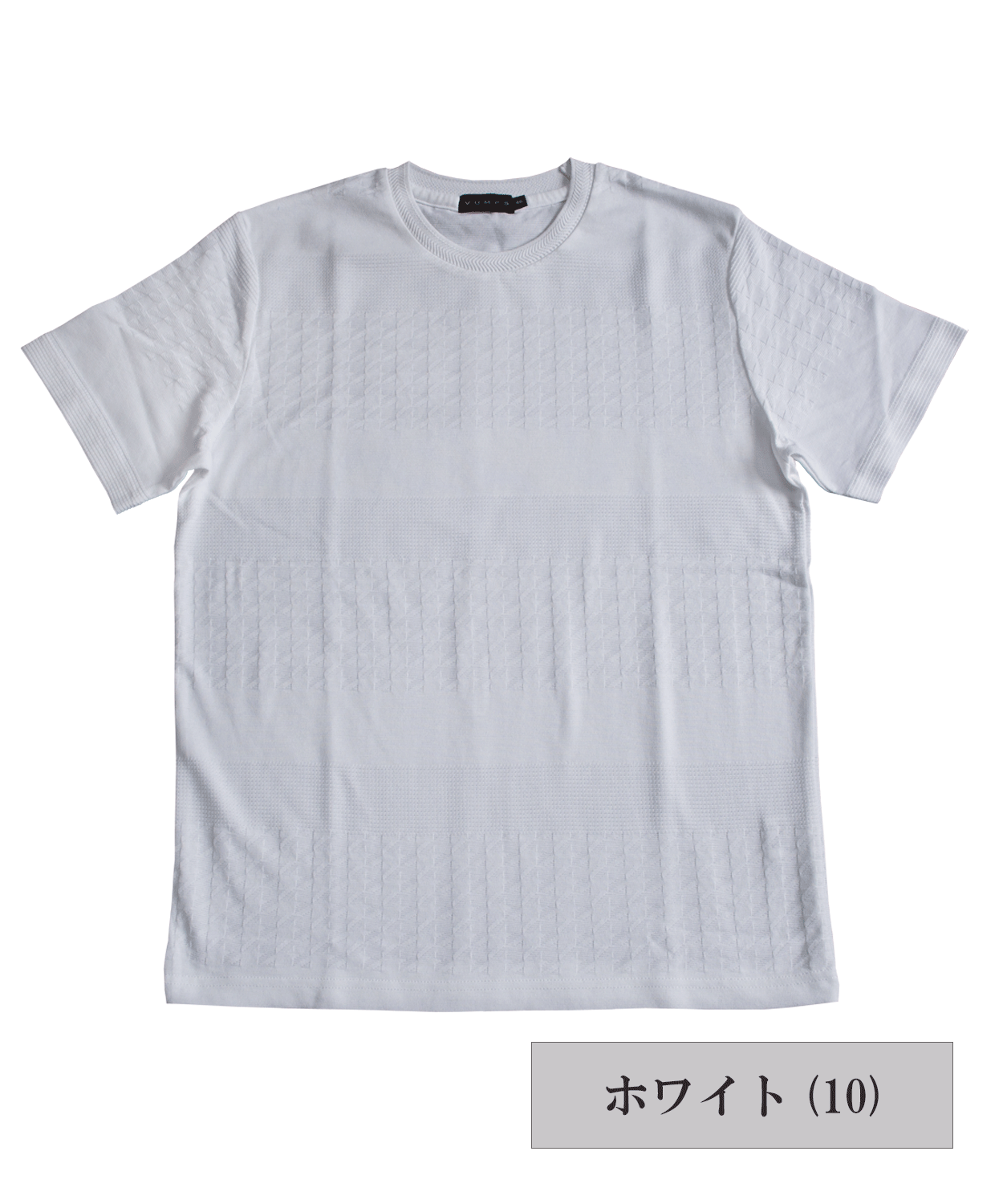 リンクス千鳥格子 ジャカードTシャツ