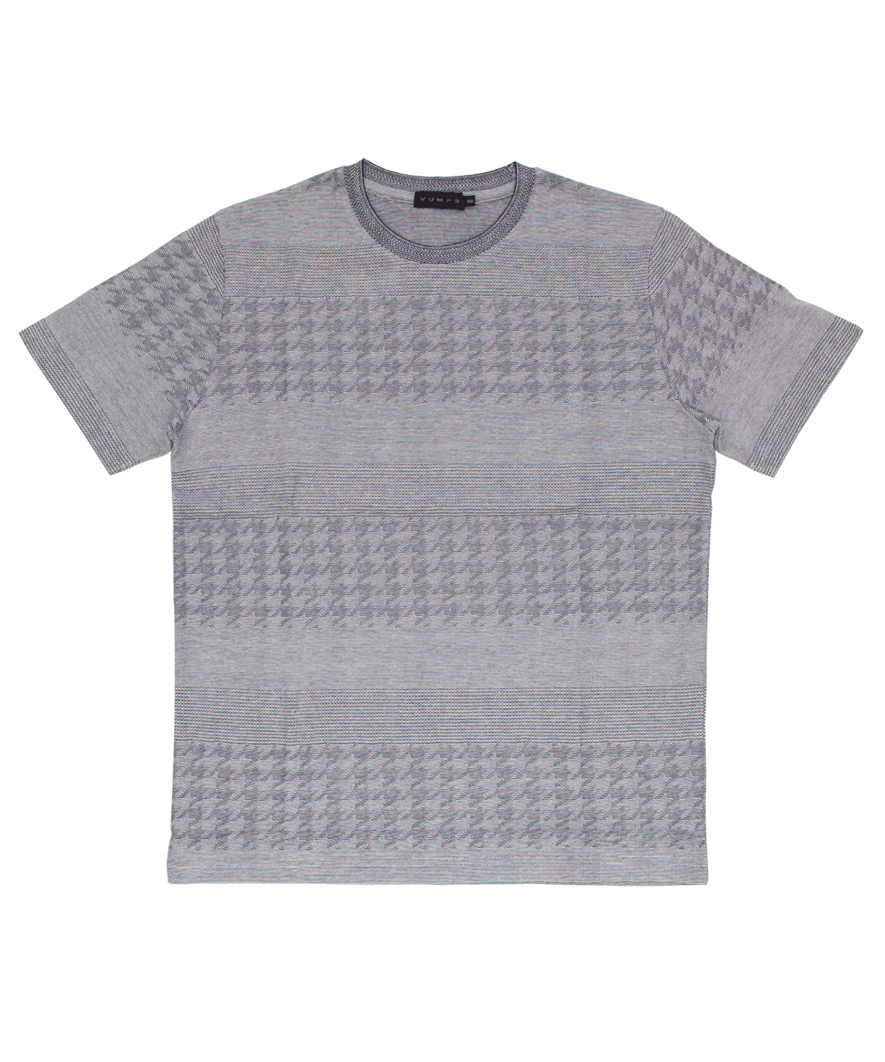 リンクス千鳥格子 ジャカードTシャツ