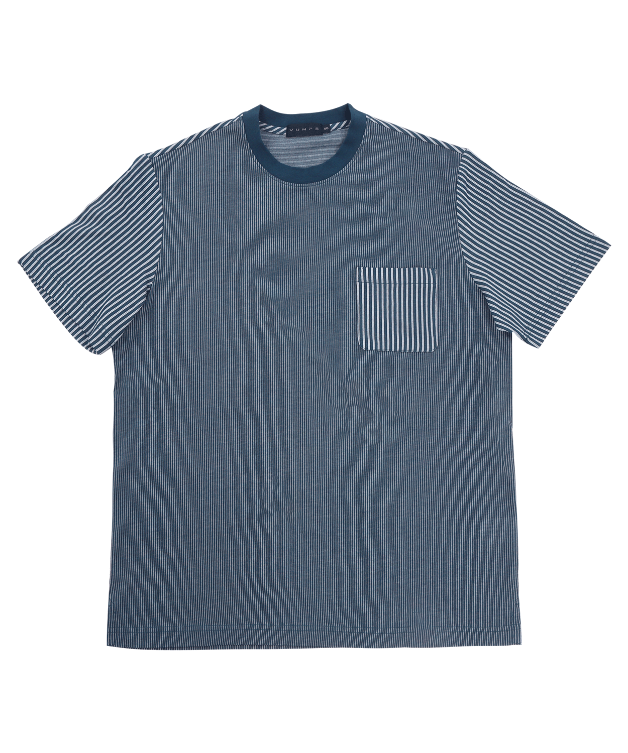【MORESALE/40%OFF】ニットサッカー ストライプ 半袖Tシャツ