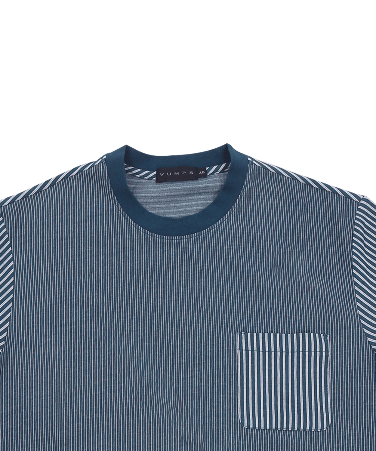 【MORESALE/40%OFF】ニットサッカー ストライプ 半袖Tシャツ