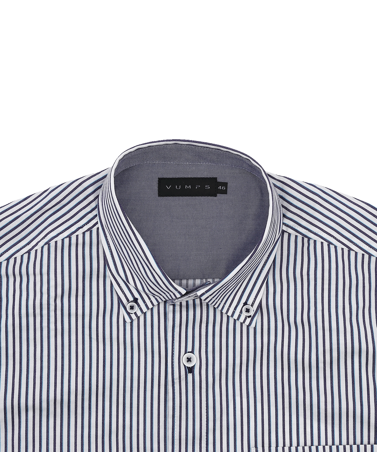 【MORESALE/50%OFF】ストライプストレッチ 半袖BDシャツ