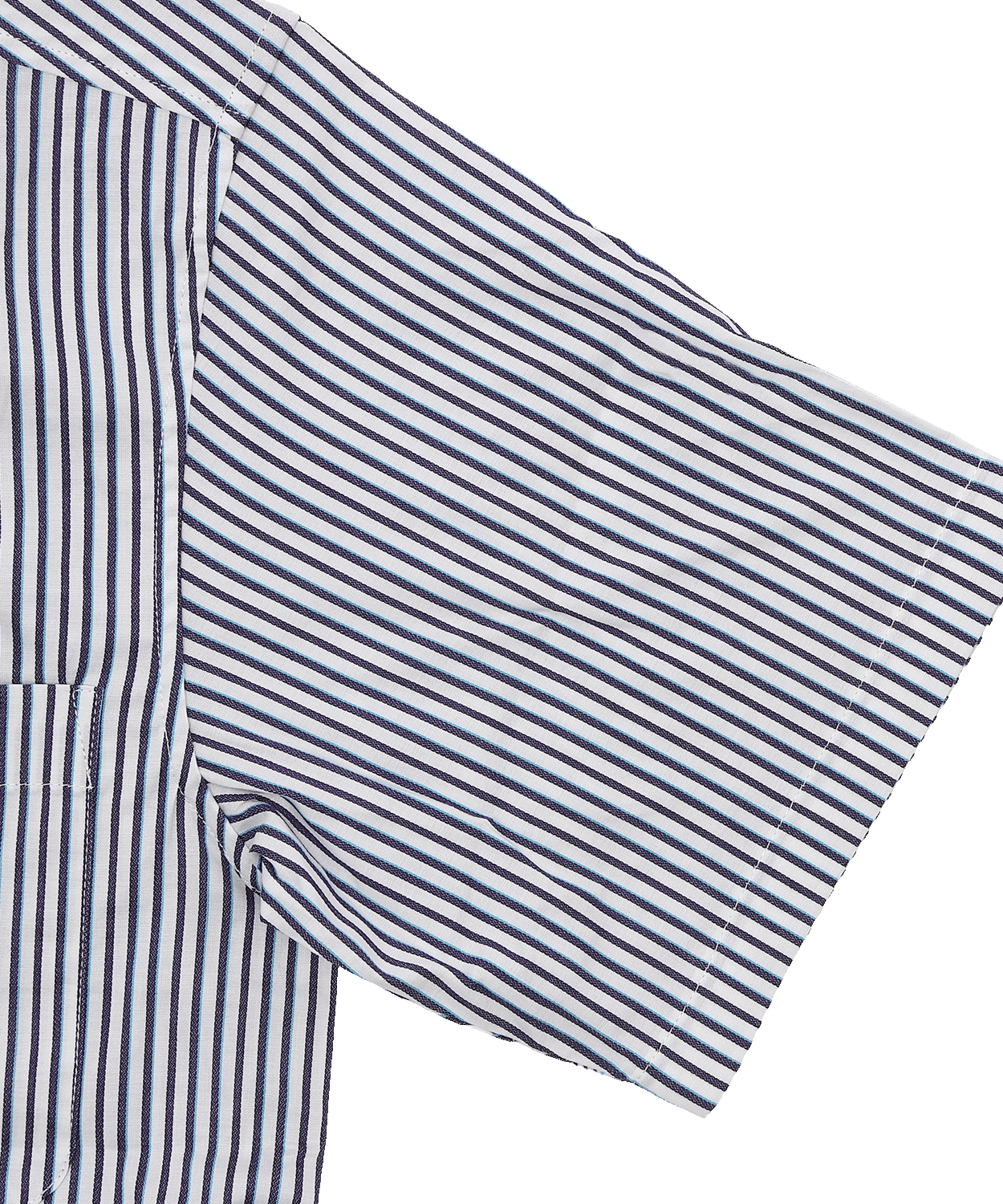 【MORESALE/50%OFF】ストライプストレッチ 半袖BDシャツ