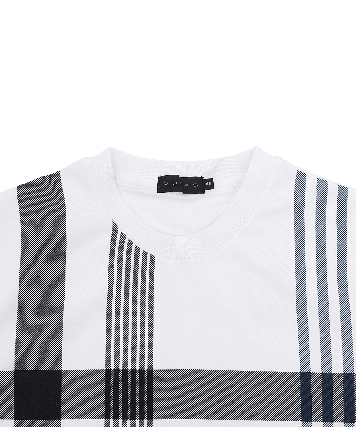 スムースパネルチェック プリントTシャツ