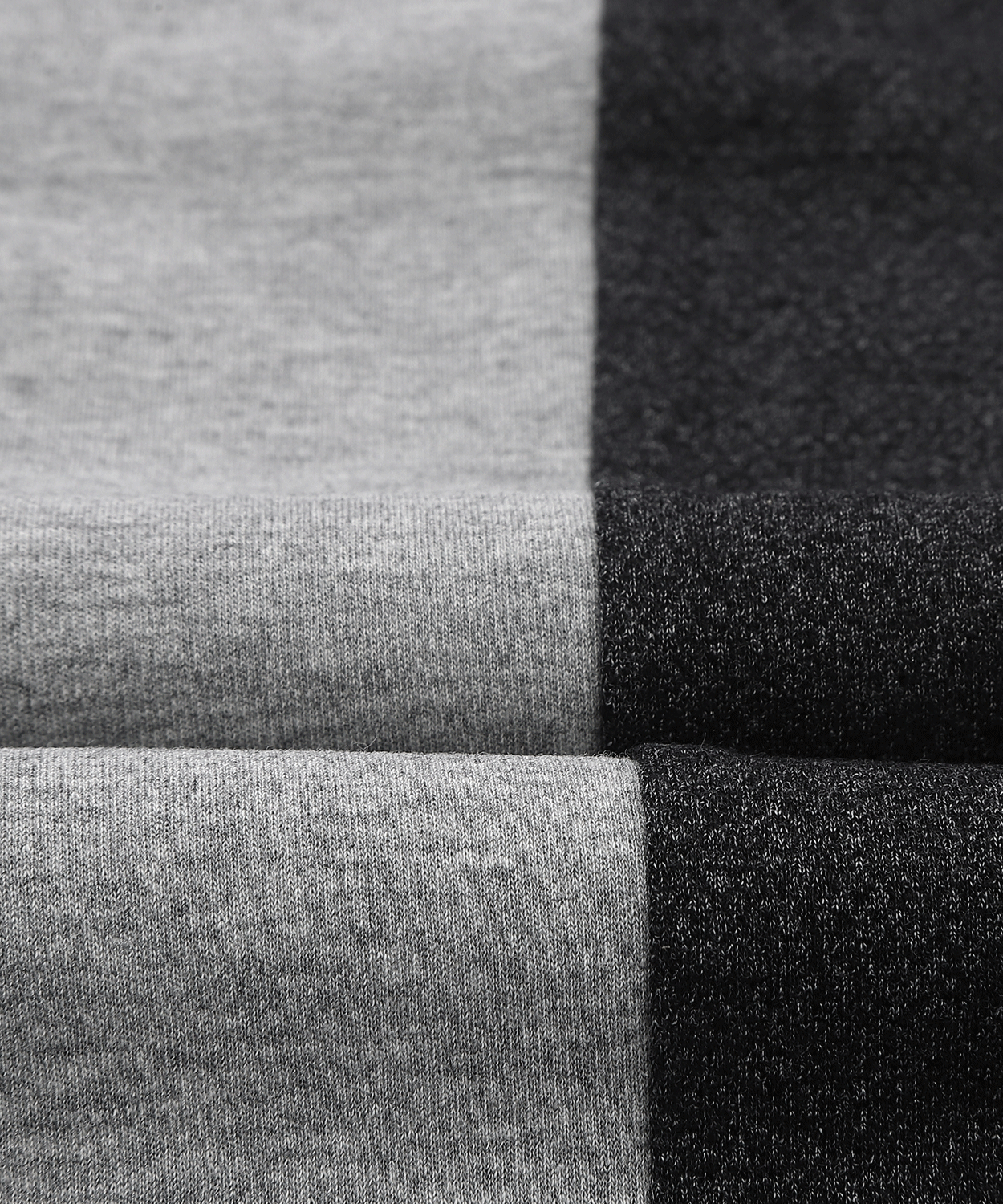 スムース 異素材ブロック切替 Tシャツ