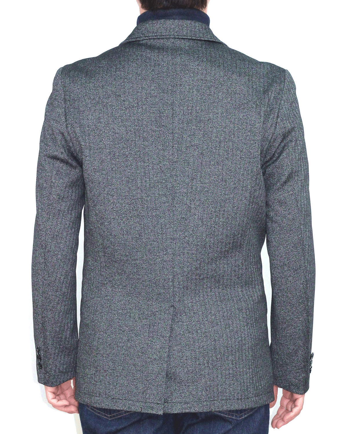 【SALE/50%OFF】メランジジャカード ジャージジャケット