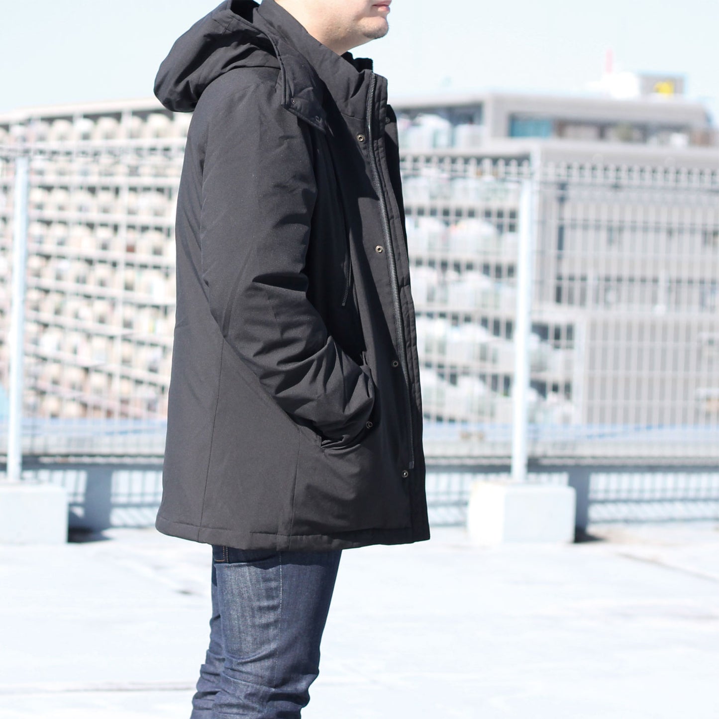 【SALE/50%OFF】VUMPS フーデットダウンコート モスグリーン