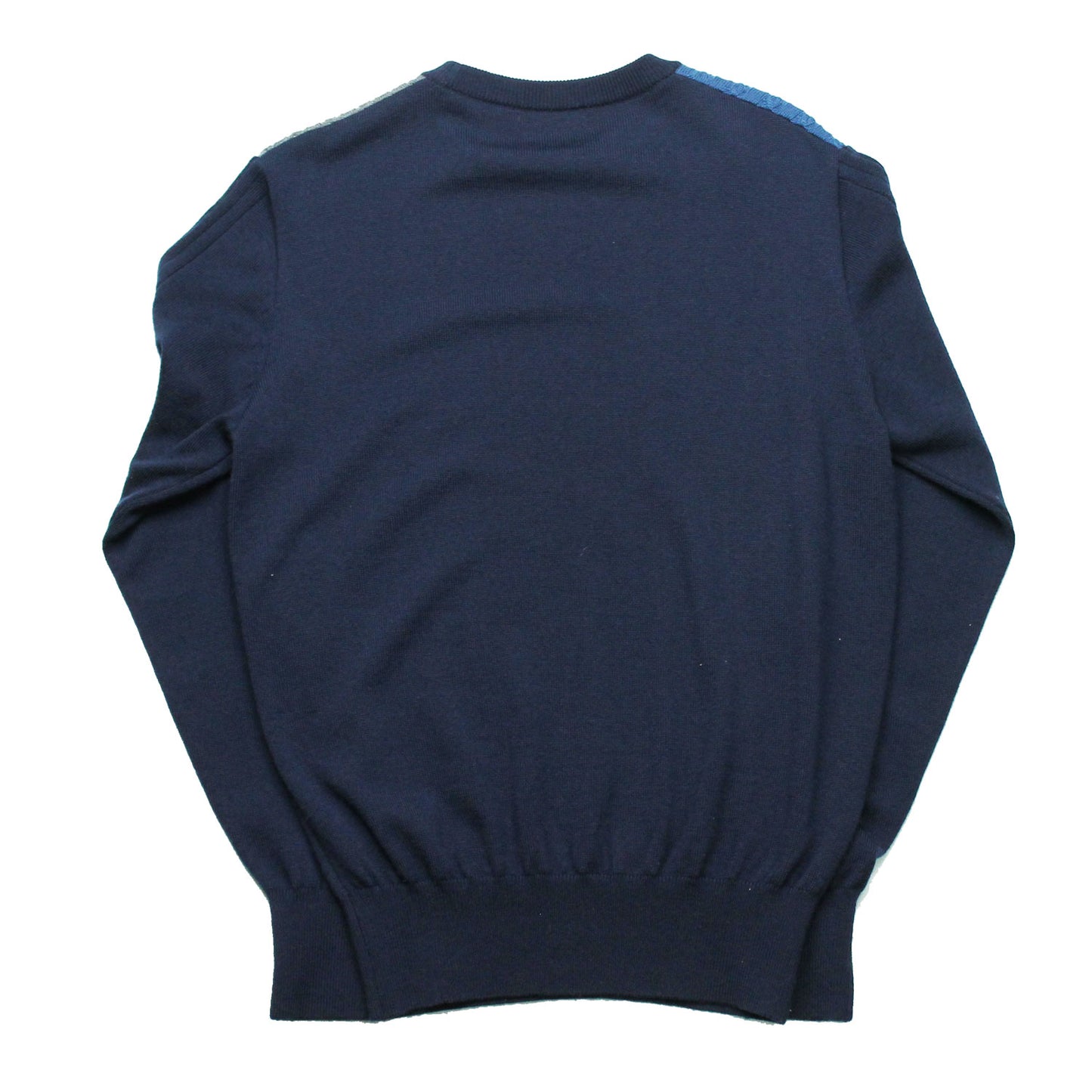 【SALE/50%OFF】ドリームケア ブロック柄 クルーネックニット