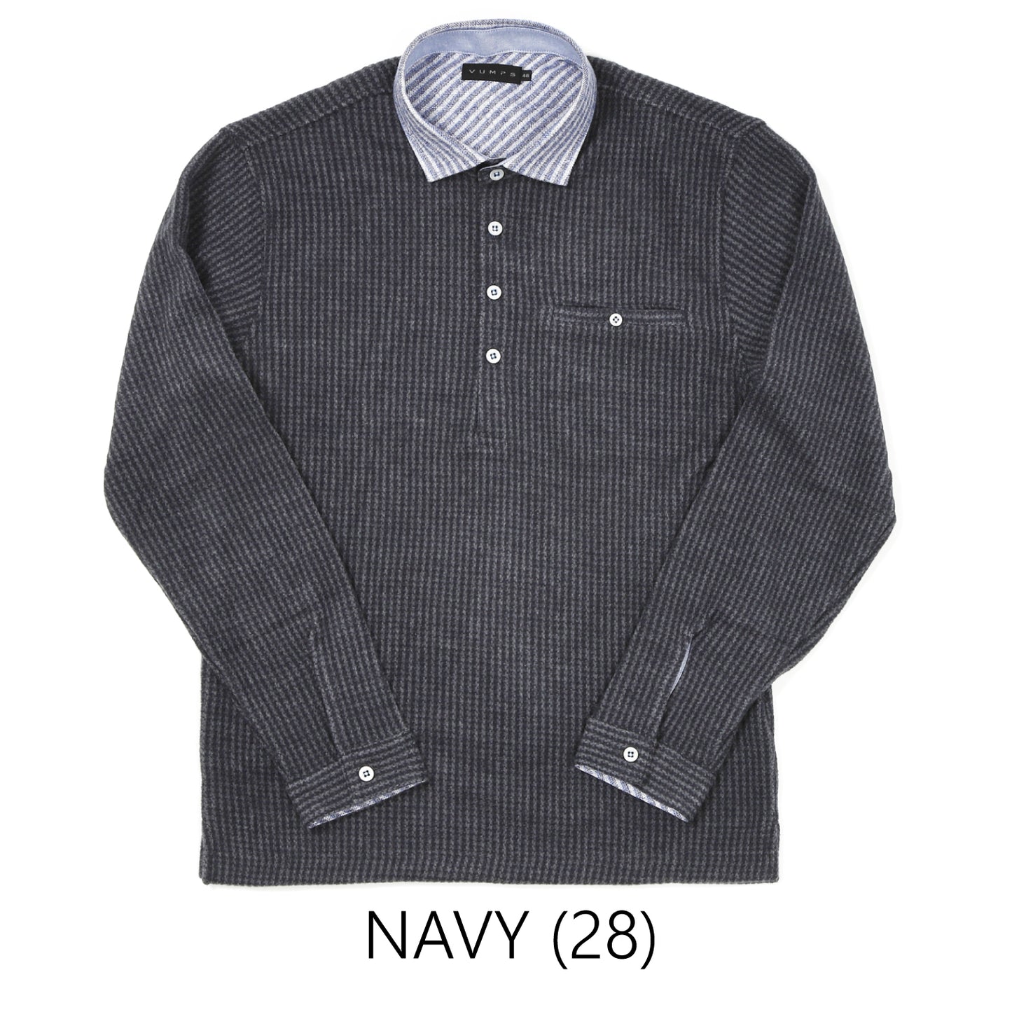 VUMPS カノコスムースポロシャツ(GRAY / BLUE / NAVY / WINE)
