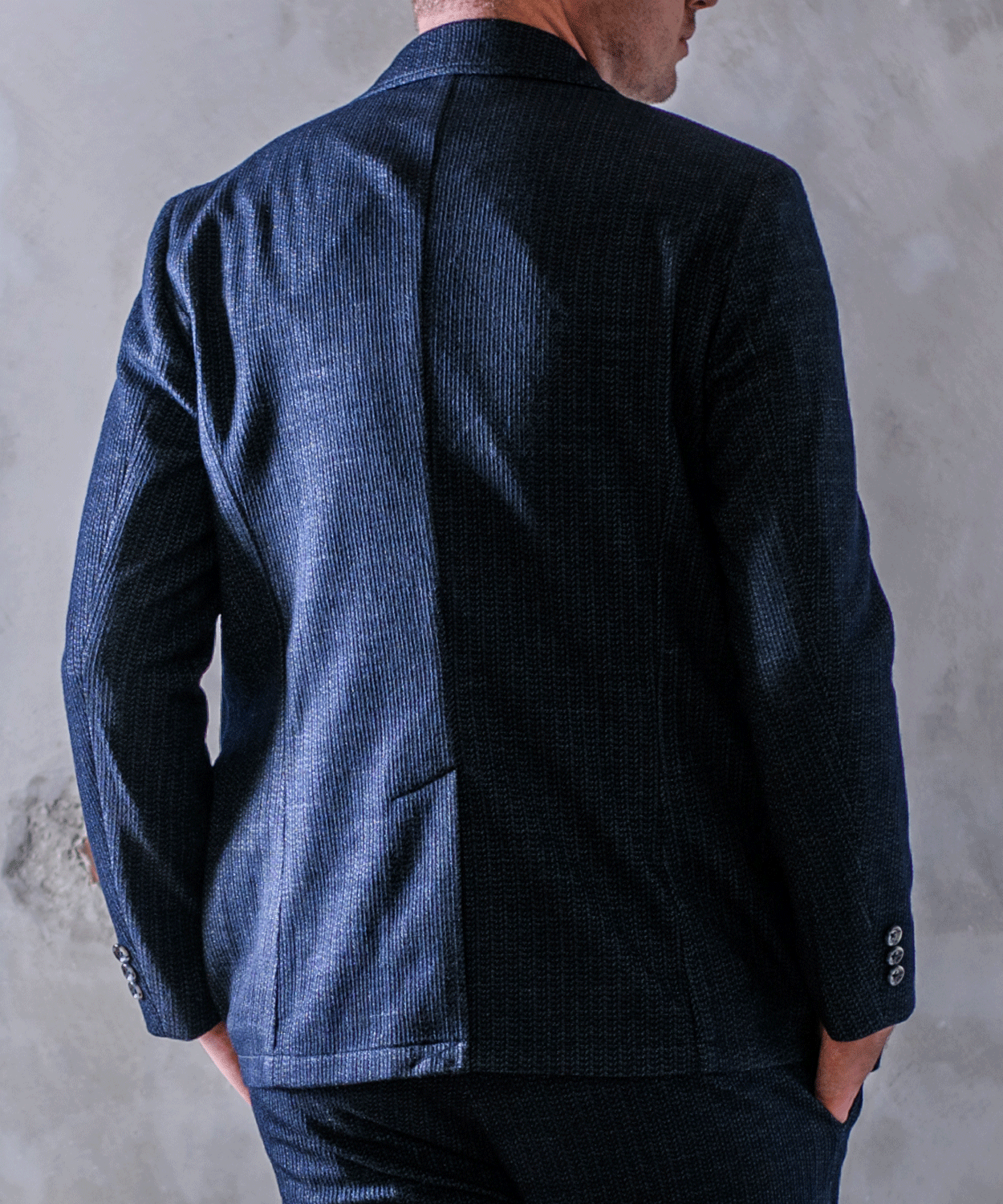 【SALE/30%OFF】 ウールジャージ ストライプジャケット