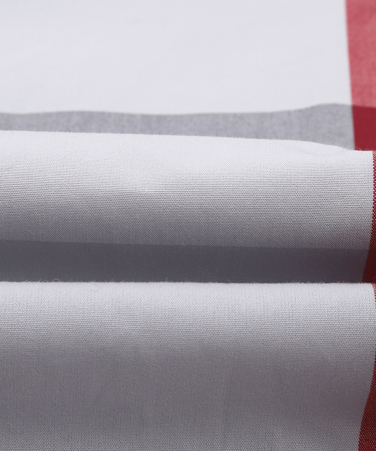 VUMPS RED パネルチェック セミワイドカラーシャツ