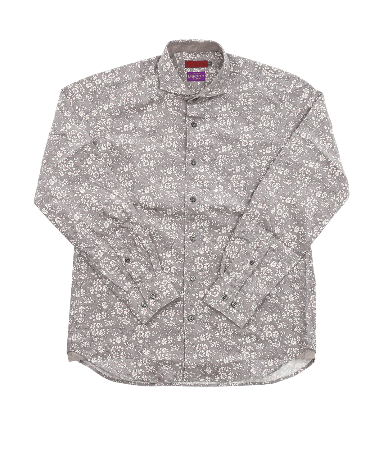 【MORESALE/30%OFF】VUMPS RED コーデュロイプリント セミワイドカラーシャツ