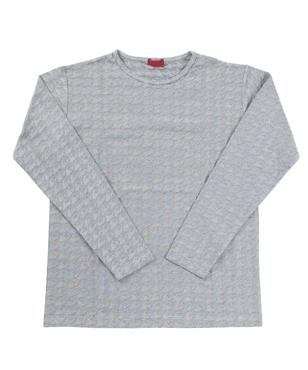 VUMPS HOME ジャカード千鳥 ロングスリーブTシャツ